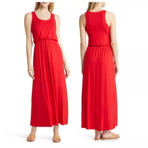 Caslon Dresses & Skirts - Caslon Sleeveless Jersey Maxi Dress